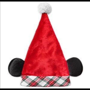 Disney Christmas Mickey Mouse Ear Santa Hat
